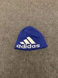 old adidas アディダスビーニー ブルー