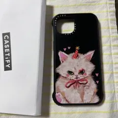 CASETiFY 猫のイラスト iPhoneケース
