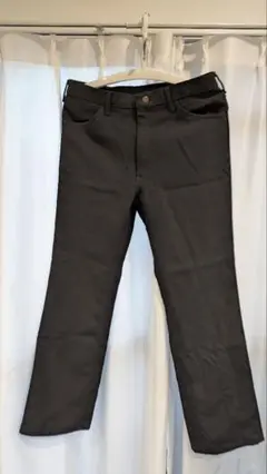 Wrangler ブラック ストレートズボン