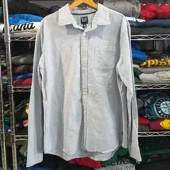 ギャップ オックスフォード長袖シャツ