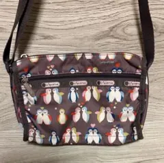 レスポートサック　ペンギン柄　ショルダー　バッグ ポシェット
