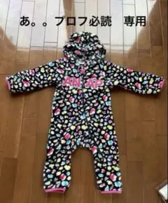 ANAP カラフルドットロンパース 80cm