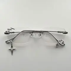 star piarced sunglass ピアスサングラス リムレスメガネのサムネイル