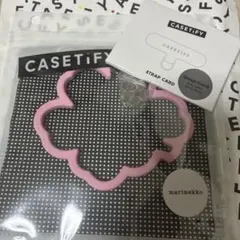 CASETiFY marimekko ストラップ チャーム ピンク - メルカリ