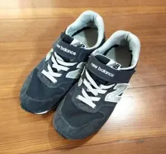 ニューバランス スニーカー キッズ 996 23センチ グレー シューズ