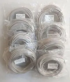 LANケーブル CAT.5E アイボリー 15m まとめ売り