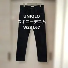 UNIQLO スキニーデニ厶 ダークインディゴ レディース W28 L67のサムネイル