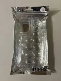 SPINNS iPhone 16用クリアケース　ぽこぽこケースのサムネイル