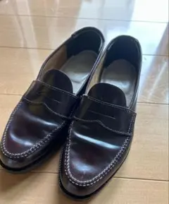 ブルックス オールデン製 コードバン ローファー 9 1/2D 黒 ☆オールデン 9D【☆コードバン/BROOKS BROTHERS/ブルックス