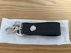 レクサス キーホルダー（本革・抗菌加工）ループ リフレクター ブラックのサムネイル