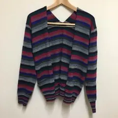 zucca＊秋色ボーダーカーディガン