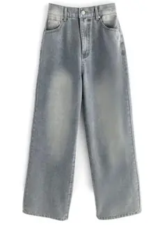 グレイル ブリーチ加工デニムパンツ cu470