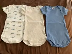 PETIT BATEAU 半袖ボディ3点セット