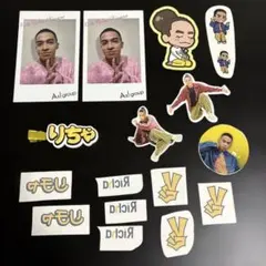 草間リチャード敬太 ステッカー シール チェキ 前髪クリップ グッズ セット