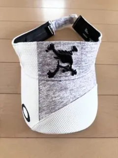 オークリー　ゴルフ　サンバイザー　ホワイト　フリーサイズ