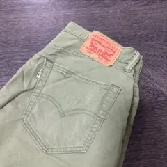 【格安】サイズW31L31リーバイス505 グリーン　パンツのサムネイル