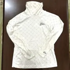 FILA GOLF レディース キラキラハート タートルネックシャツ LL ロゴ