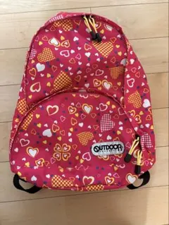 OUTDOOR リュック ハートピンク　キッズ