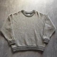 80s L.L.Bean　バーズアイニット ノルウェー製