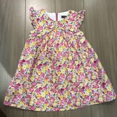 BeBe ノースリーブワンピース 花柄 90cm