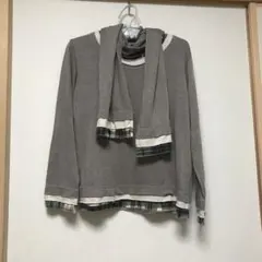 カットソー　スカーフ付き　M