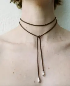 Sophie buhai ソフィーブハイ シューレース チョーカー ブラウン