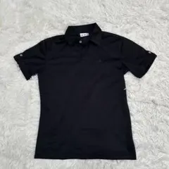 adidas アディダス　半袖ポロシャツ　ゴルフウェア　ブラック　メンズ
