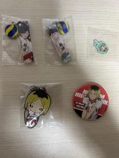 ハイキュー!! キーホルダー＆缶バッジセット