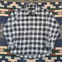 Vintage 長袖 オンブレ チェックシャツ ネルシャツ 山田蓮