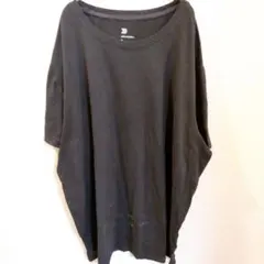 オールインモーション Tシャツ クルーネック 半袖 無地 XL 黒 スポーツ