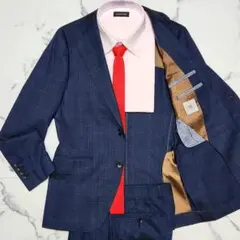 スーツセレクト イタリア estrato リネン シルク セットアップ スーツ