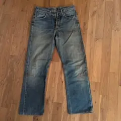 90s Lee 日本製 デニム ジーンズ W29 牛革パッチ