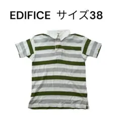 EDIFICE エディフィス ポロシャツ ボーダー サイズ38のサムネイル