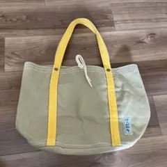 信三郎帆布 トートバッグ ベージュ×イエローのサムネイル