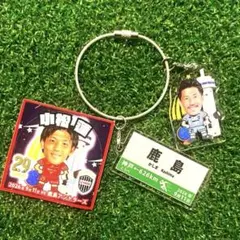 新井章大、小松蓮 マッチデープレイヤー ワイヤーキーホルダー ヴィッセル神戸