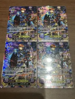 神将の意志を継ぐ騎士 エリウッド4枚セット SR ファイアーエムブレム