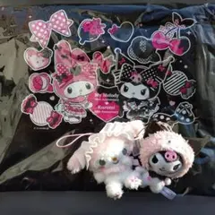 【マイメロ&クロミ】くじ・トートバッグ・マスコット