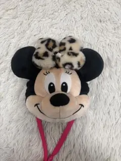 ミニー ヒョウ柄 ポシェット ショルダーバッグ