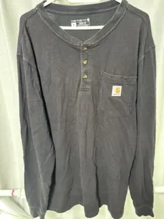 古着Carhartt ブラック 長袖シャツ ルーズフィットのサムネイル