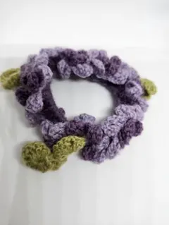 フェリシモ かぎ針お花シュシュ完成品