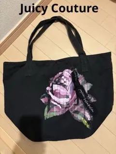 Juicy Couture ローズ刺繍 キャンバストートバッグのサムネイル