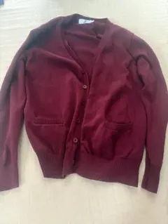 赤カーディガン