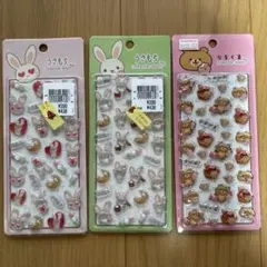 うさもち　りるくま　ぷくぷくキャンディシール