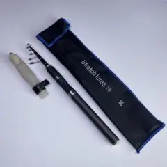 超コンパクト 6.9ft 2.1m スピニングロッドML仕舞寸法39cmのサムネイル