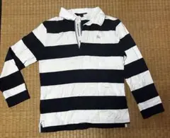 Burberry ボーダーポロシャツ 130A