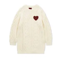 ゆ*き様 gelato pique ジェラピケ ハートアランワンピース ルームウ