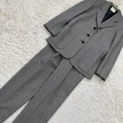 組曲 セットアップ パンツスーツ ブラック 1 2 千鳥柄 キレイめ 上品のサムネイル