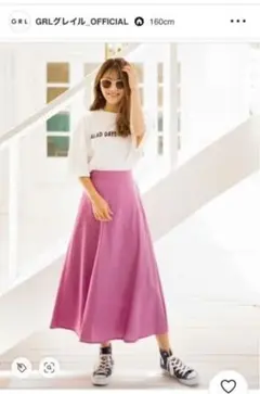 GRL リネンスカート