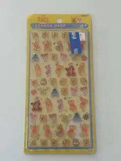 り*虫様 ボンボンドロップシール mini プーさん