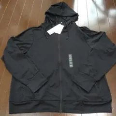 ユニクロ　XXL　黒　エアリズムUVカット　フルジップパーカ　パーカー